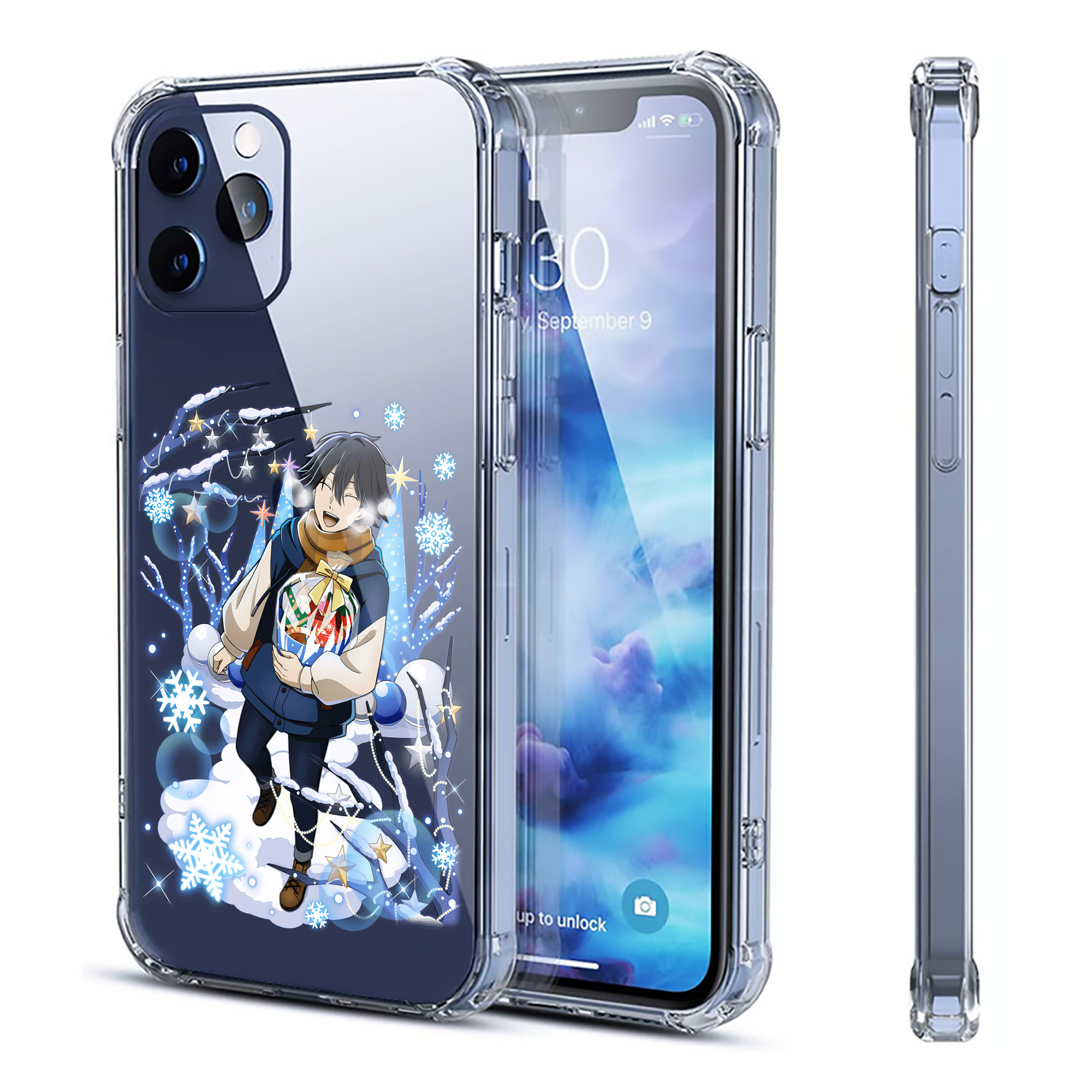 （画像用） 文豪ストレイドッグス Bungo Stray Dogs 【iPhone 12シリーズ対応】透明スマホケース（クリアソフトケース）
